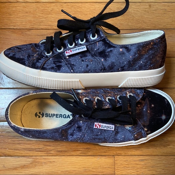 Superga Crushed Velvet Galaxy 275 